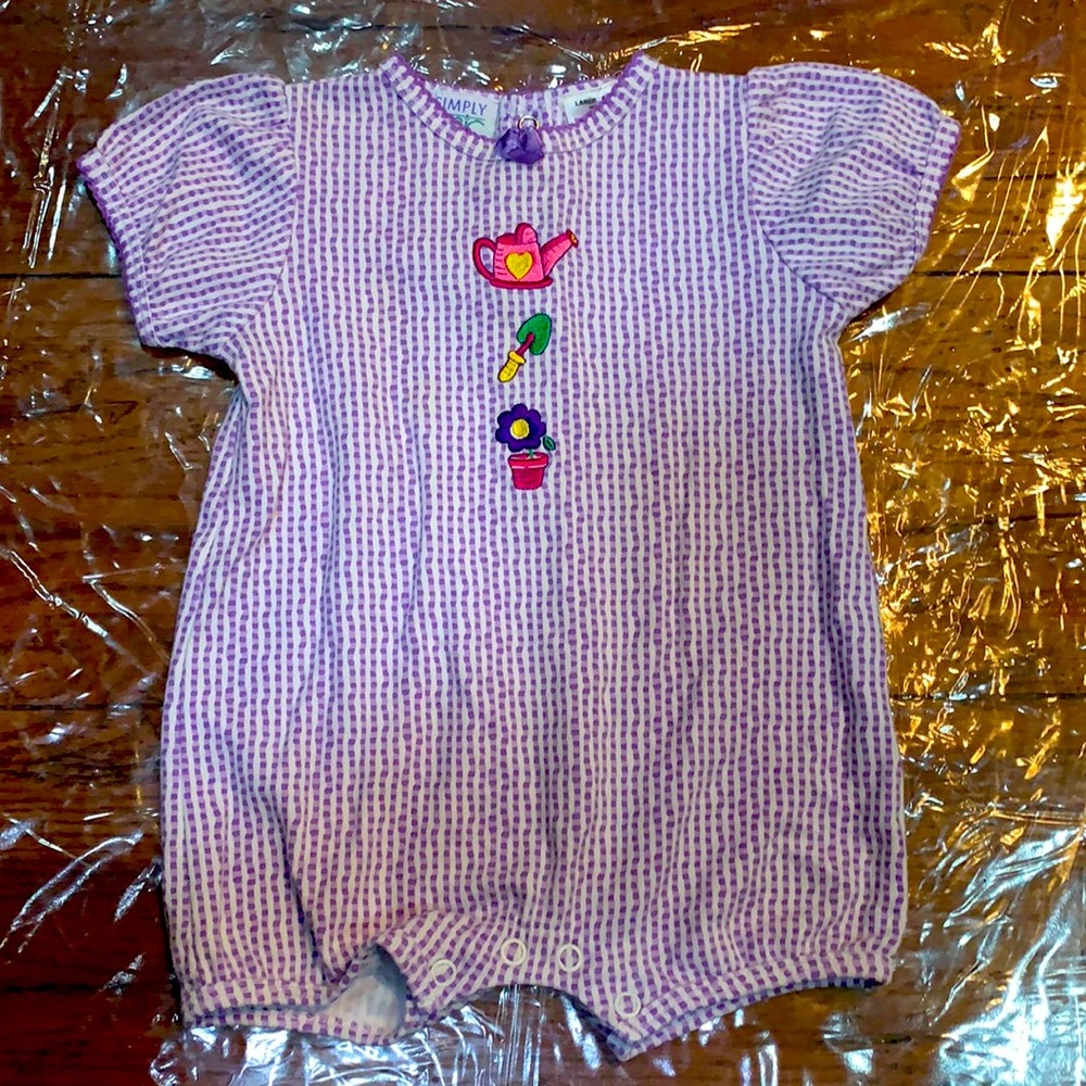Baby Girls Summer One Piece Jumper Size 6-9 Months